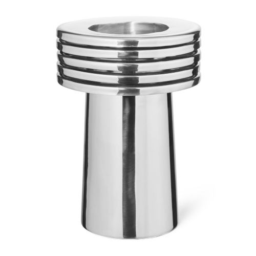 Louise Roe Fountain Vase #03 H: 30 cm - Poleret Rustfrit Stål