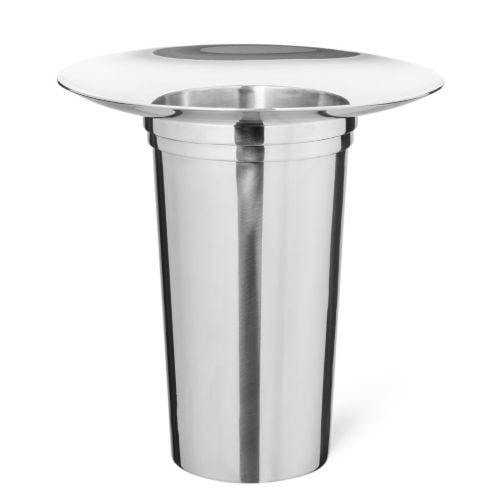 Louise Roe Fountain Vase #01 H: 30 cm - Poleret Rustfrit Stål