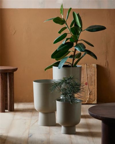 Nordal GALOA Blumentopf L H: 55 cm - Beige