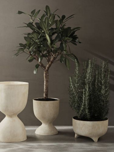 Ferm Living Evoke Topf Mittel H: 45 cm - Warm Sand