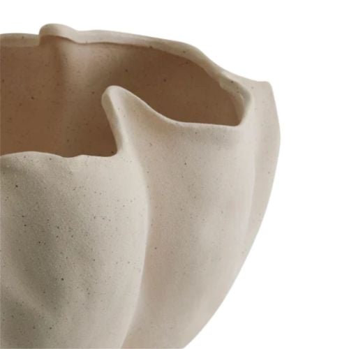 Nordal Isabela Blumentopf H: 22,5 cm - Creme 