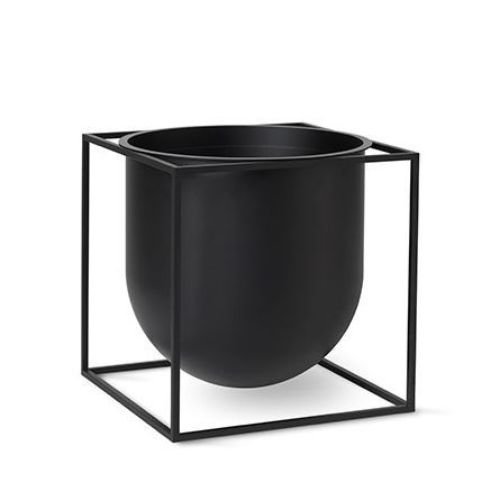 Audo Copenhagen Kubus Flowerpot 23 23x23 cm - Sort 