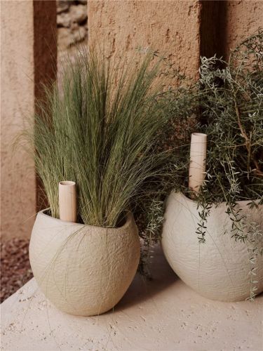 Audo Copenhagen Plants Pflanzgefäß H: 24 cm – Elfenbein