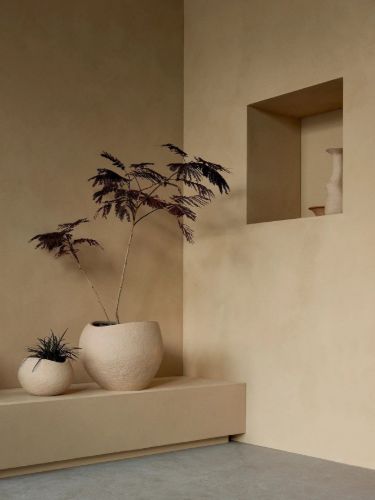 Audo Copenhagen Plants Pflanzgefäß H: 17 cm – Elfenbein