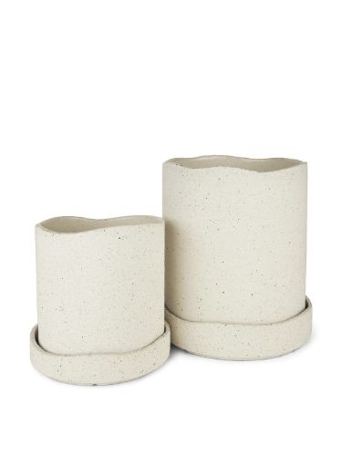 Ferm Living Uneru Topf Ø: 13 cm - Weiß