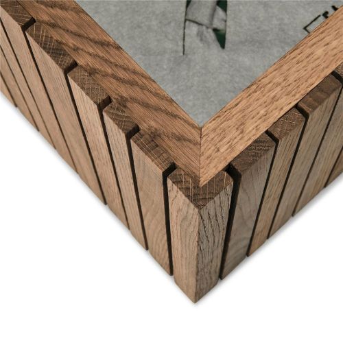 Squarely Copenhagen GrowON 22x22 cm - Dunkle Eiche