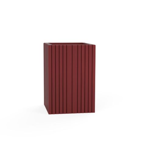 Squarely Copenhagen Unfold SQUARE TALL 52x48x70 cm - Terracotta Red