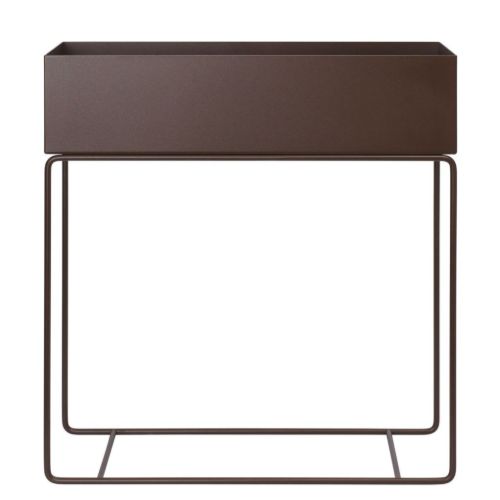 Ferm Living Plant Box 25x60 cm - Dark Chocolate