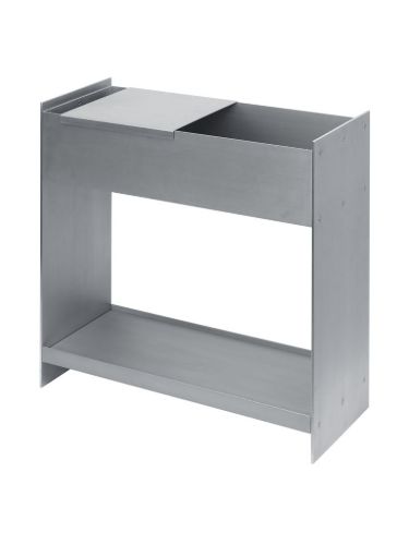 Ferm Living Lager Pflanzenkasten mit Regal B: 60 cm - Aluminium