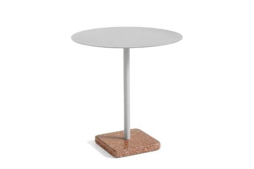 HAY Terrazzo Table Ø: 70 cm - Red Terrazzo 