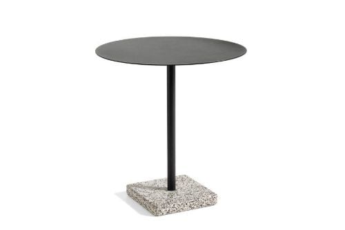 HAY Terrazzo Table Ø: 70 cm - Grey Terrazzo