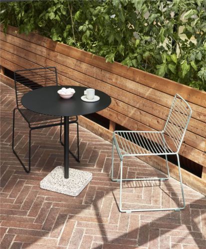 HAY Hee Esszimmerstuhl 2 stk SH: 47 cm – Herbstgrün