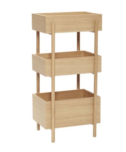Hübsch Stack Konsolbord H: 90 cm - Egetræ/Natur