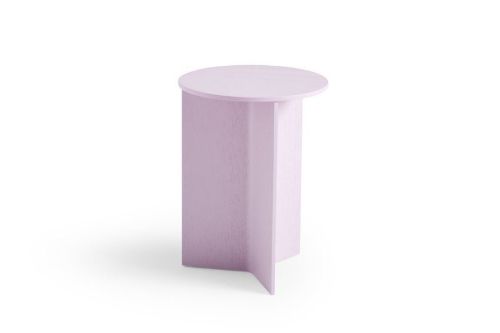 HAY Slit Table Wood High H: 47 cm - Pink