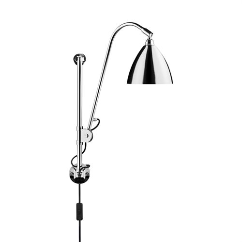 Bestlite BL5 Wall Lamp Ø:16 cm Chrome Base - Chrome skærm