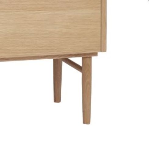 Hübsch Hide Kommode mit 3 Schubladen, 120 x 80 cm – Eiche Natur
