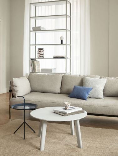 HAY Can 3-Sitzer L: 247 cm – Ruskin 5 / verchromter Stahl