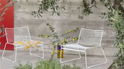 HAY Hee Lounge Chair 2 stk SH: 37 cm - Herbstgrün
