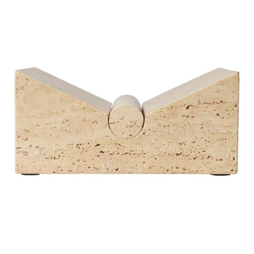 Ferm Living Tvara Book Stand - Marmor/Travertine