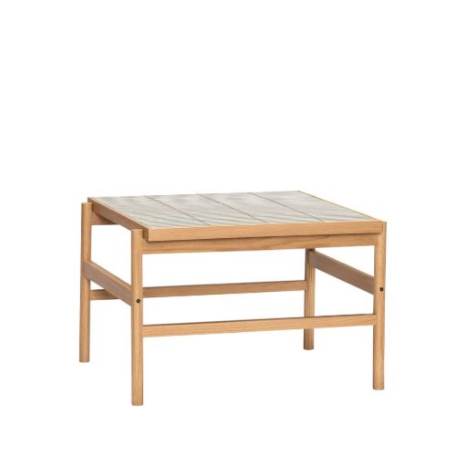 Hübsch Tile Sofabord 44x66 cm - Eg/Mint Fliser  FORUDBESTIL: AUGUST 2026