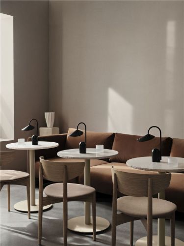 Ferm Living Mineral Café Tisch Ø: 60 cm - Bianco Curia/Cashmere