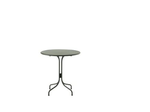 &Tradition Thorvald SC96 Space Copenhagen Outdoor Café Table Ø: 70 cm - Bronze Green