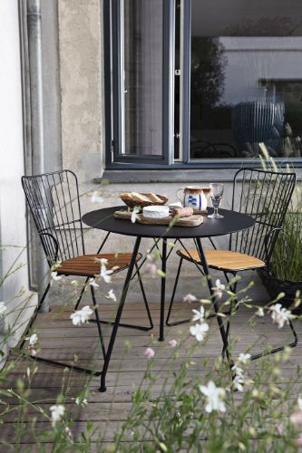 HOUE Runder Cafétisch Ø: 74 cm – Alu