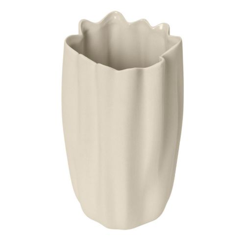 Ferm Living Nium Vase H: 23 - Stein/Off-White