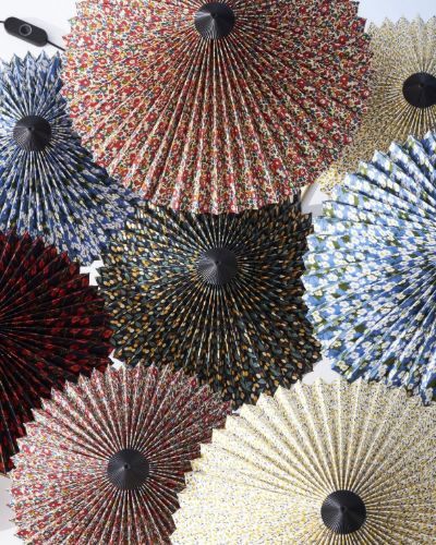 HAY x Liberty Matin Tischlampe H: 38 cm – Spiegelsockel/Mitsi von Liberty