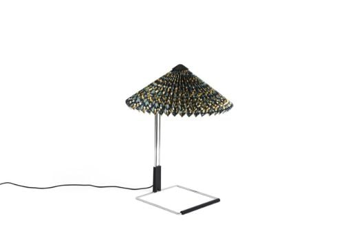 HAY x Liberty Matin Bordlampe H: 38 cm - Mirror Base/Cherry Drop by Liberty