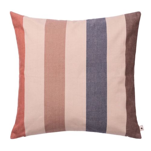 Ferm Living Strand Udendørs Pude - Cashmere/Mokka/Indigo Blå