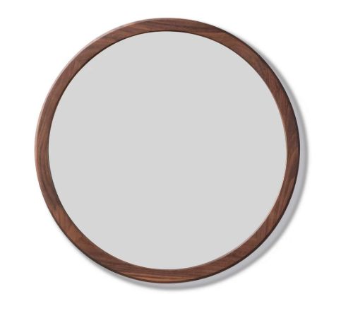 Fredericia Furniture 8321 Silhouette Spejl Ø: 55 cm - Valnød
