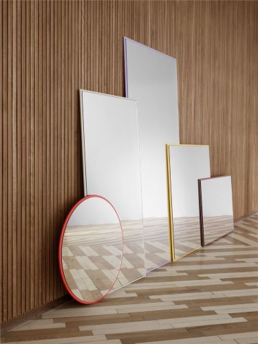 Montana Farbrahmenspiegel 69,6 x 138 cm – 151 Rhabarber