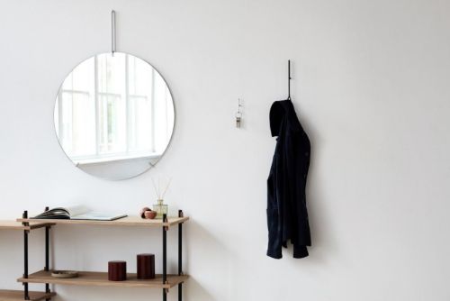 Moebe Wandspiegel Ø: 70 cm – Chrom