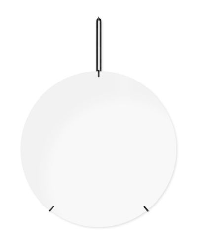 Moebe Wall Mirror Ø: 70 cm - Black