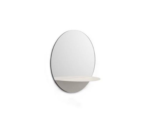 Normann Copenhagen Horizon Cirkulært Vægspejl Ø: 34 cm - Hvid