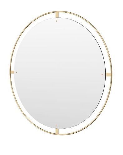 Audo Copenhagen Nimbus Spiegel Ø: 110 cm – Messing poliert