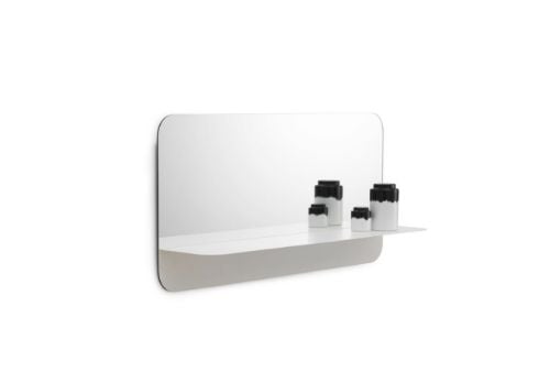 Normann Copenhagen Horizon Horizontaler Wandspiegel L: 80 cm – Weiß