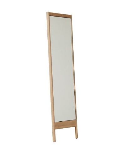 Form & Refine A Line Spiegel 52x195 cm – Weiß geölte Eiche