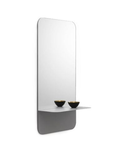 Normann Copenhagen Horizon Vertikaler Wandspiegel 80x40 cm - Grau
