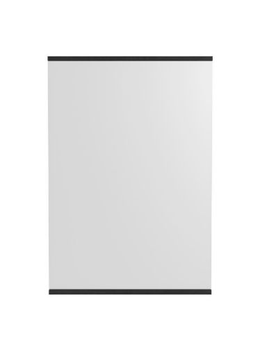 Moebe Rectangular Wall Mirror 70x100 cm - Black Stained Oak