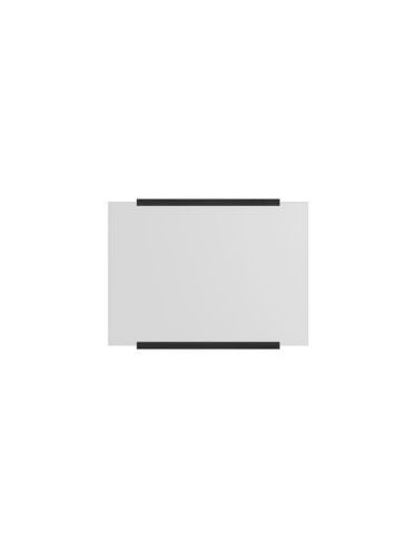 Moebe Rechteckiger Wandspiegel 30x40 cm – Schwarz gebeizte Eiche