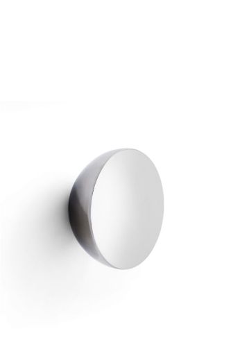 New Works Aura Wandspiegel groß – Edelstahl