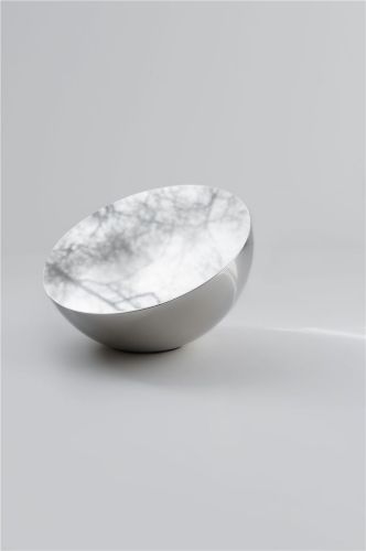 New Works Aura Tischspiegel – Edelstahl