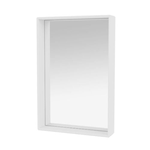 Montana QS Accessories Shelfie Spejl med hylde 46,8x69,6 cm - 101 New White