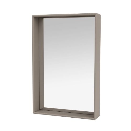 Montana QS Accessories Shelfie Spejl med hylde 46,8x69,6 cm - 141 Truffle