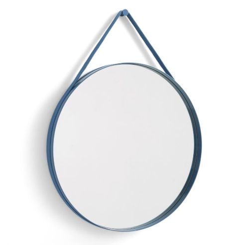 HAY Strap Mirror No. 2 Ø: 70 cm - Blue