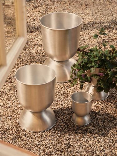 Ferm Living Hourglass Blumentopf Mittel - Eisen/Aluminium