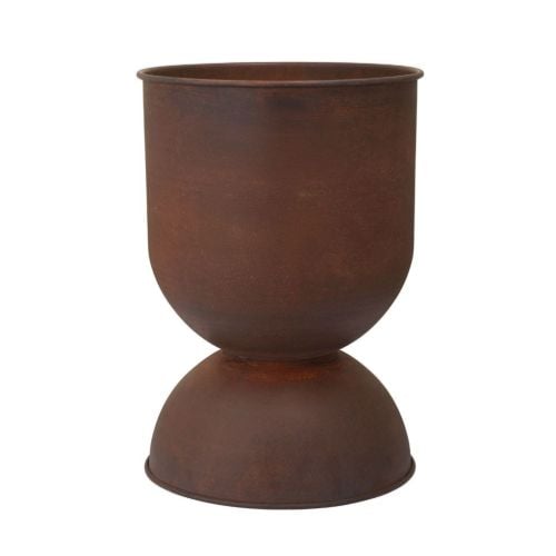 Ferm Living Hourglass Pot Medium - Jern/Rust