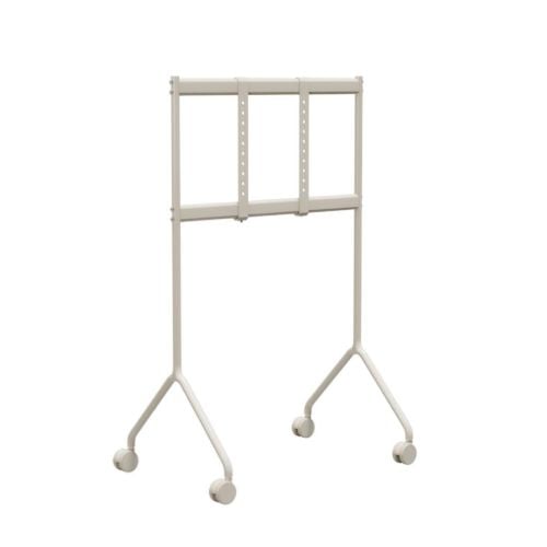 Pedestal Moon Light Rollin' TV-Stander - Metal/Oat